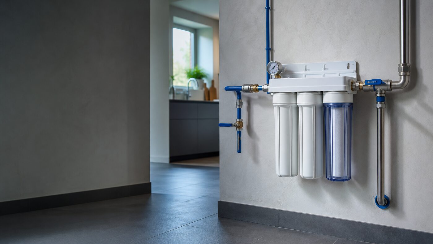 Installation résidentielle d’un système de filtration